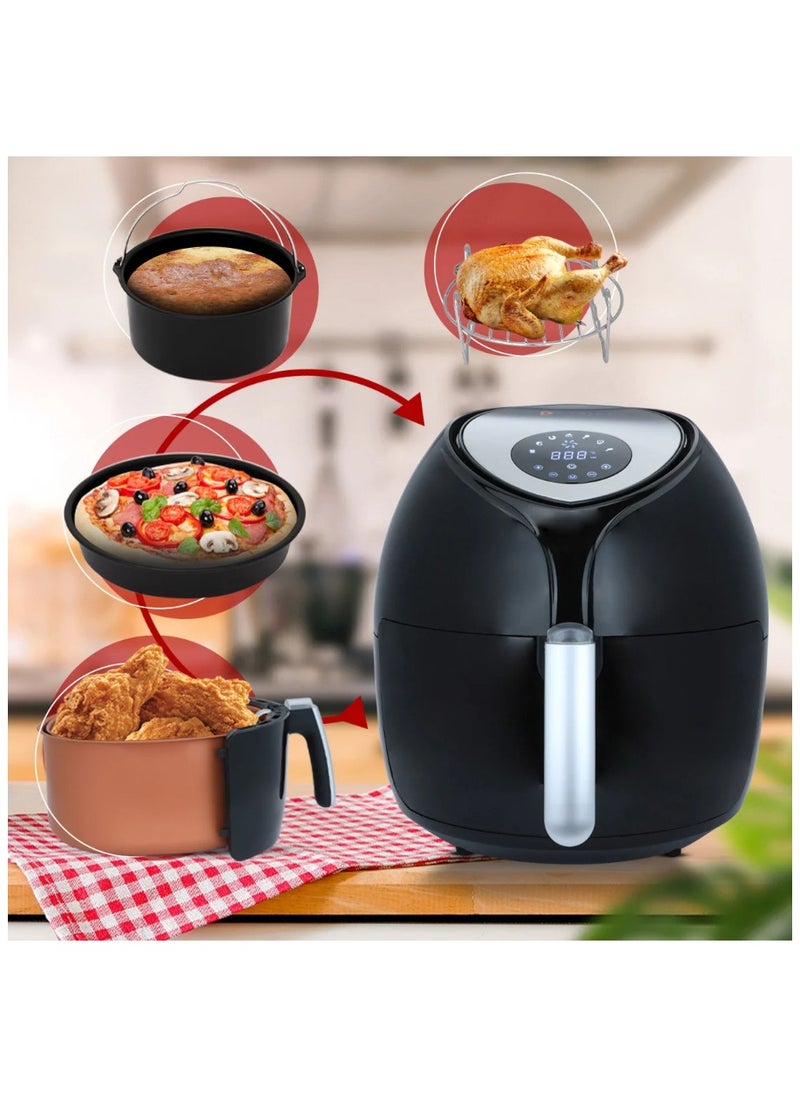 EDISON - Jumbo Air Fryer 8 Liter Black 1800W - Image 1