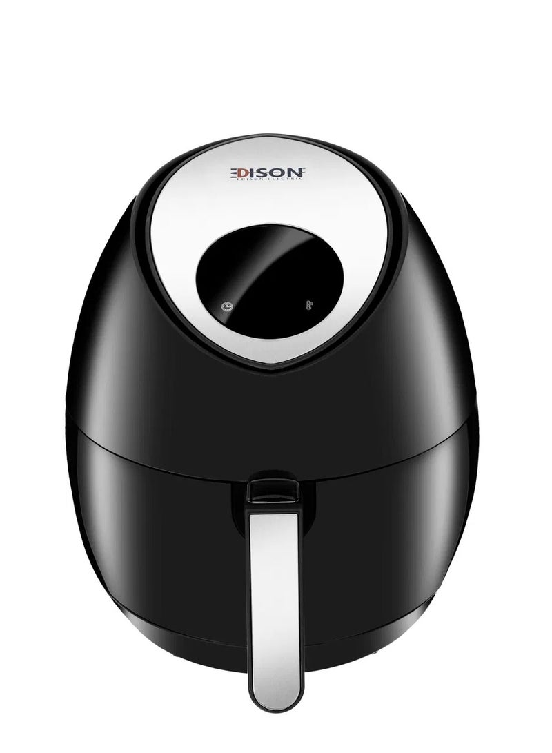 اديسون قلاية هوائية إديسون، 1800 واط، 8 لتر، وعاء داخلي تيفال، 10 وظائف، HF-9001TS - أسود - Image 5