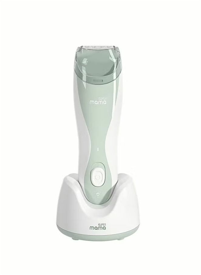 SUPERMAMA Baby Mute Electric Hair Clipper, Silent Hair Trimmer with Vacuum for Kids and Toddlers, Waterproof Low-Vibration Rechargeable Hair Cutting Machine  - Image 3