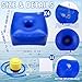 Simgoing 5 Pcs Water Float Kit for Canopy Including 4 Pcs PVC Floats 18x18x10 and Hand Air Pump for Pool Lake Beach Canopy Not IncludedBlue - Image 4