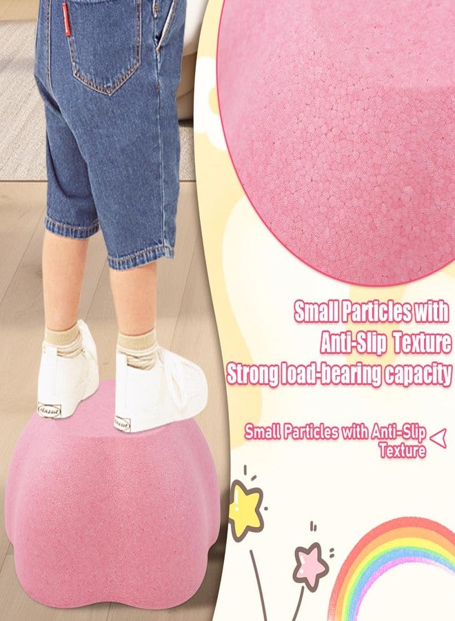ANLIK Toddler Stepping Stones, Stimulate Children's Creativity and Imagination, Improve Their Balance and Motor skills, Flower-Shaped Stepping Stones, 5-piece set (Pink) - Image 3