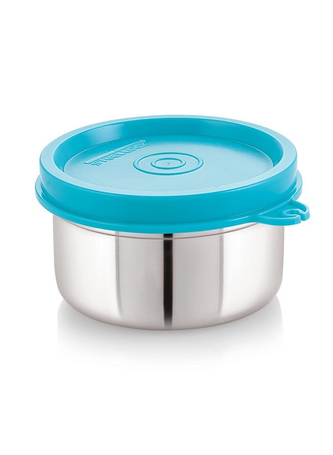 STEELLOCK Flex Stainless Steel Containers Size Deep 150ml x 4 (Turquoise) - Image 2