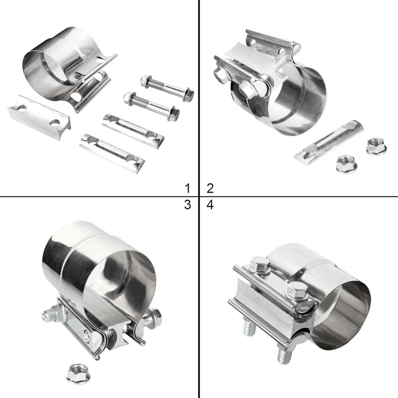 Tirol مجموعة مشابك العادم TIROL 2.5 بوصة - Image 4