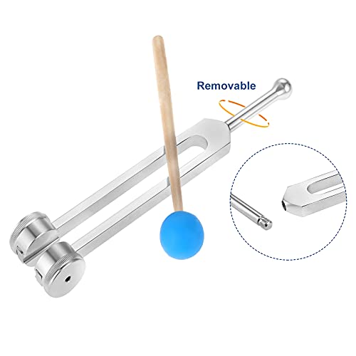 Lemfema OM 136.1Hz Solfeggio Tuning Fork with Silicone Hammer Bag for Sound, Musical Instrument, Vibration, Heart Chakra Yoga - Image 4