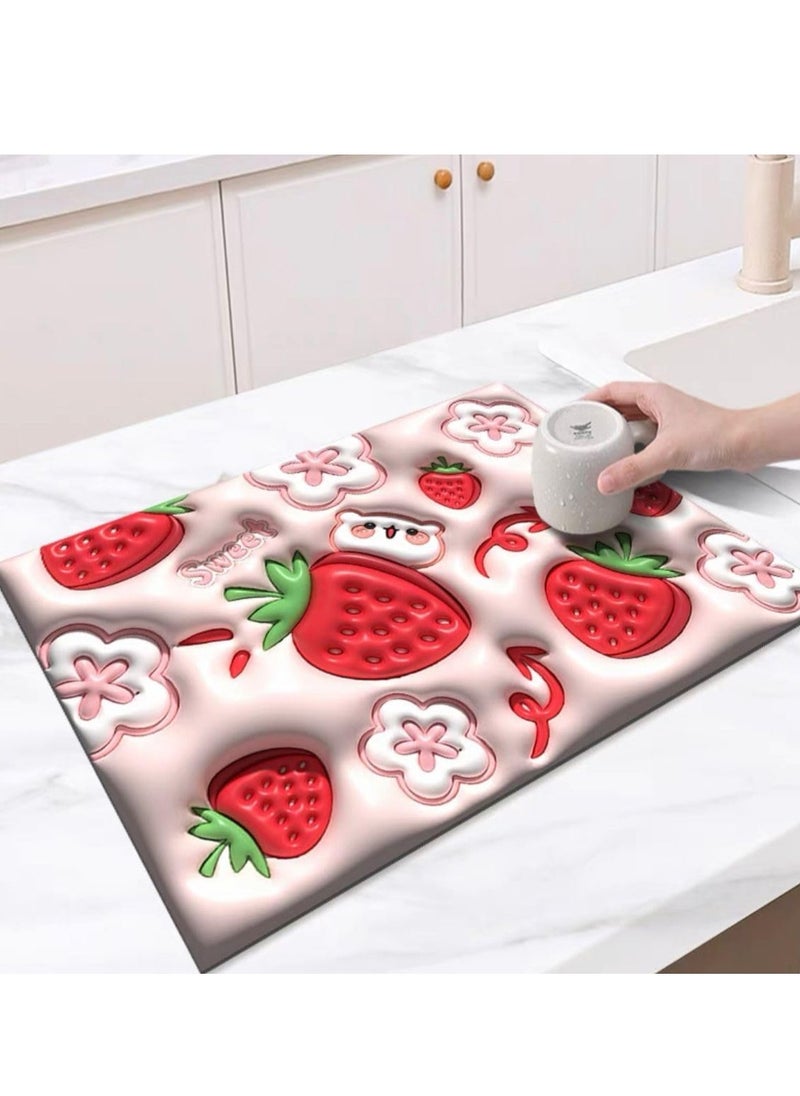 Generic 3D soft bathroom mat, non-slip, absorbs shocks, compressed rubber material, absorbs water, multi-colored and shaped  - Image 2