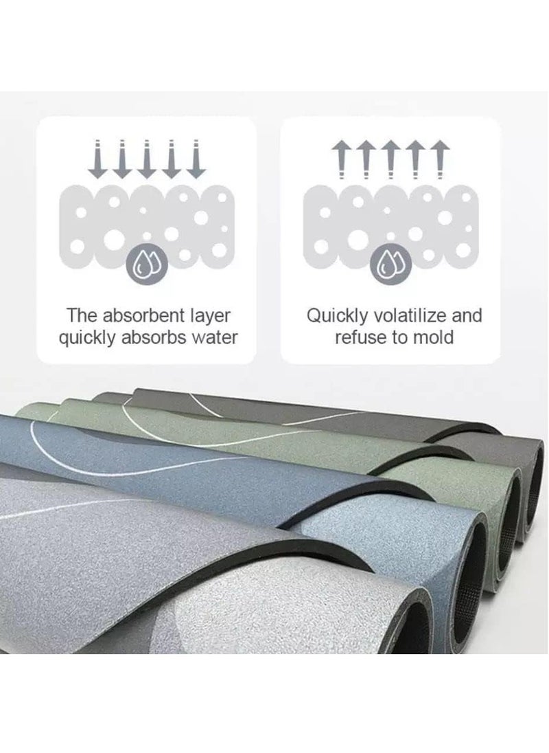 Generic 3D soft bathroom mat, non-slip, absorbs shocks, compressed rubber material, absorbs water, multi-colored and shaped  - Image 3