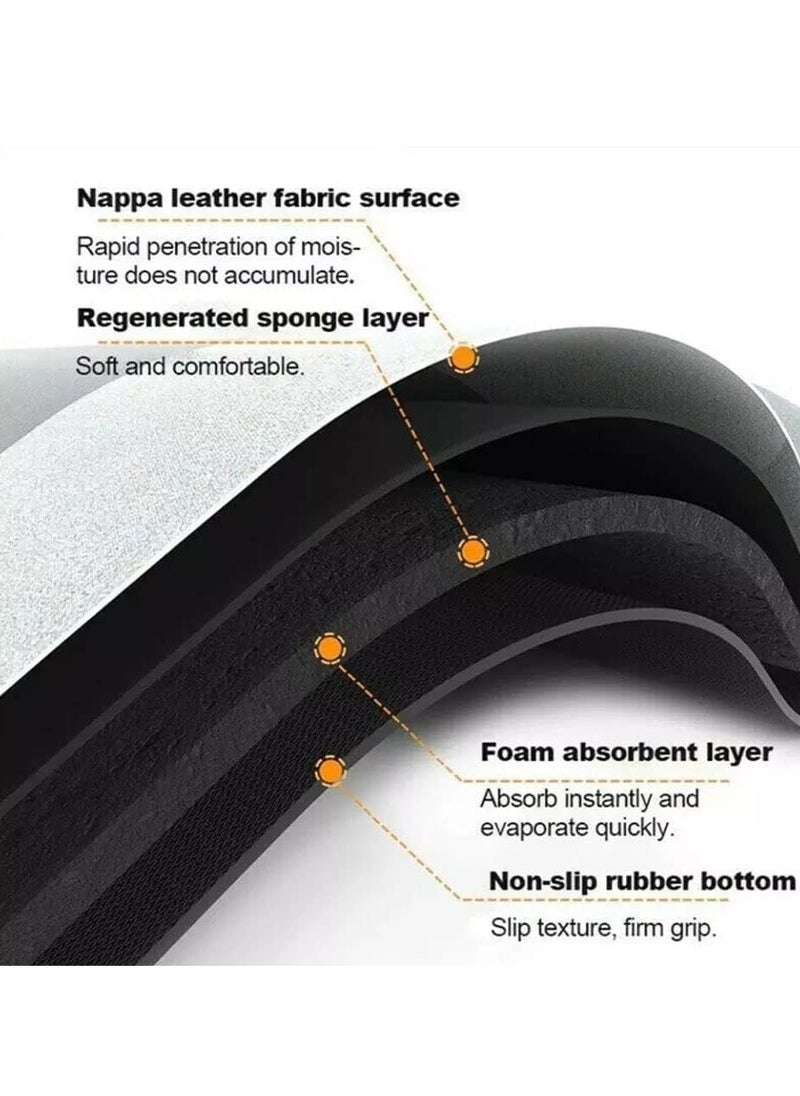 Generic 3D soft bathroom mat, non-slip, absorbs shocks, compressed rubber material, absorbs water, multi-colored and shaped  - Image 4