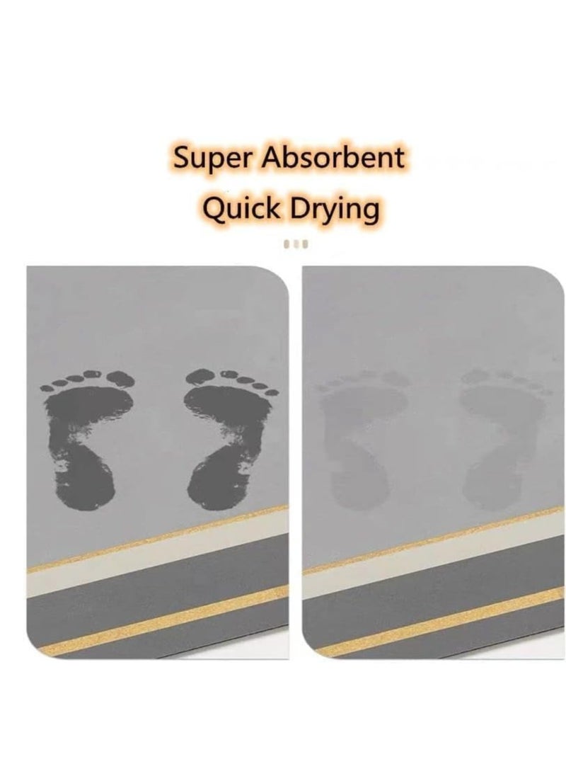 Generic 3D soft bathroom mat, non-slip, absorbs shocks, compressed rubber material, absorbs water, multi-colored and shaped  - Image 5