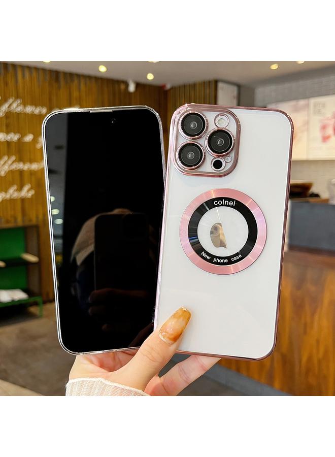 Zaboon Case For iPhone 11 Pro Max Transparent Electroplated PC MagSafe Phone Case - Image 3