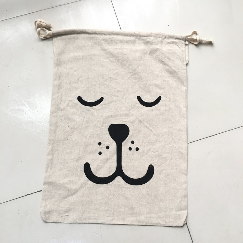 Children's Canvas Storage Bag - Various Patterns - Image 2