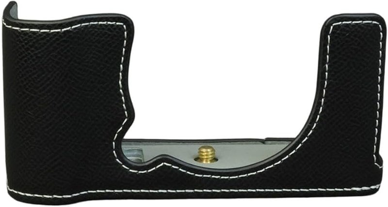 Fuji XE5 Camera Protective Case Black PU Leather Half Cover Travel Outdoor Photography - Image 2