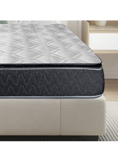 TRIVEX Queen Size Bonnell Spring Mattress 27cm Thick Hybrid Mattress With Pillow Top Edge Support Medium Firm Durable & Comfortable with Long Warranty Mattress 160x200  - Image 3
