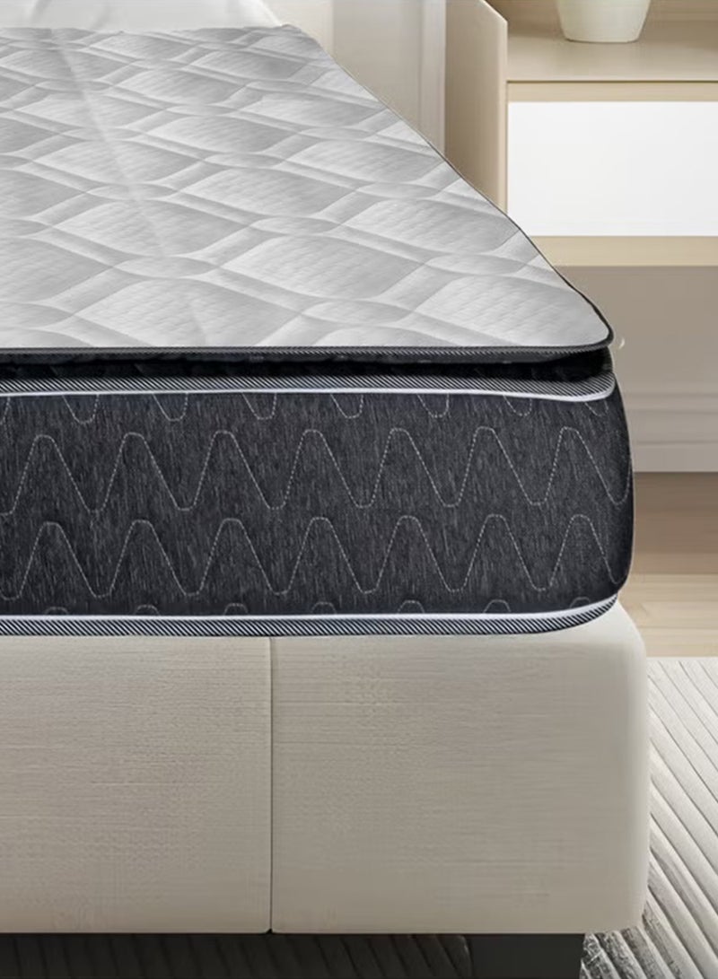 TRIVEX Mattress Queen Size Bonnell Spring Mattress 27cm Thick Hybrid Queen Mattress With Pillow Top Edge Support & Medium Firm 7-Year Warranty Queen Size Mattress 160x200 - Image 2