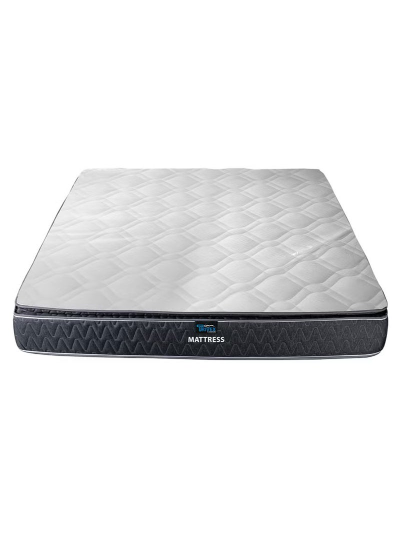 TRIVEX Mattress Queen Size Bonnell Spring Mattress 27cm Thick Hybrid Queen Mattress With Pillow Top Edge Support & Medium Firm 7-Year Warranty Queen Size Mattress 160x200 - Image 4