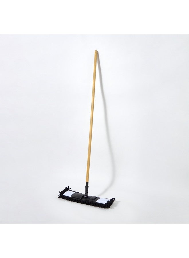 Home Box Ebony Bamboo Handle Flat Mop 130 x 43 cm - Image 1
