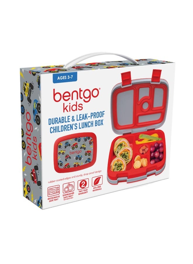 Bentgo حافظة غداء للأطفال مطبوعات شاحنات  - Image 4