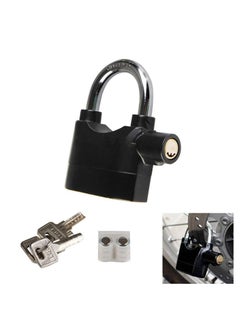 Urdhvamurti Urdhvamurti Anti Theft System Security Pad Lock with Smart Alarm Siren Motion Sensor Secure for Home Door Gate Cycle Shop Bike Office Standard Black  - Image 5