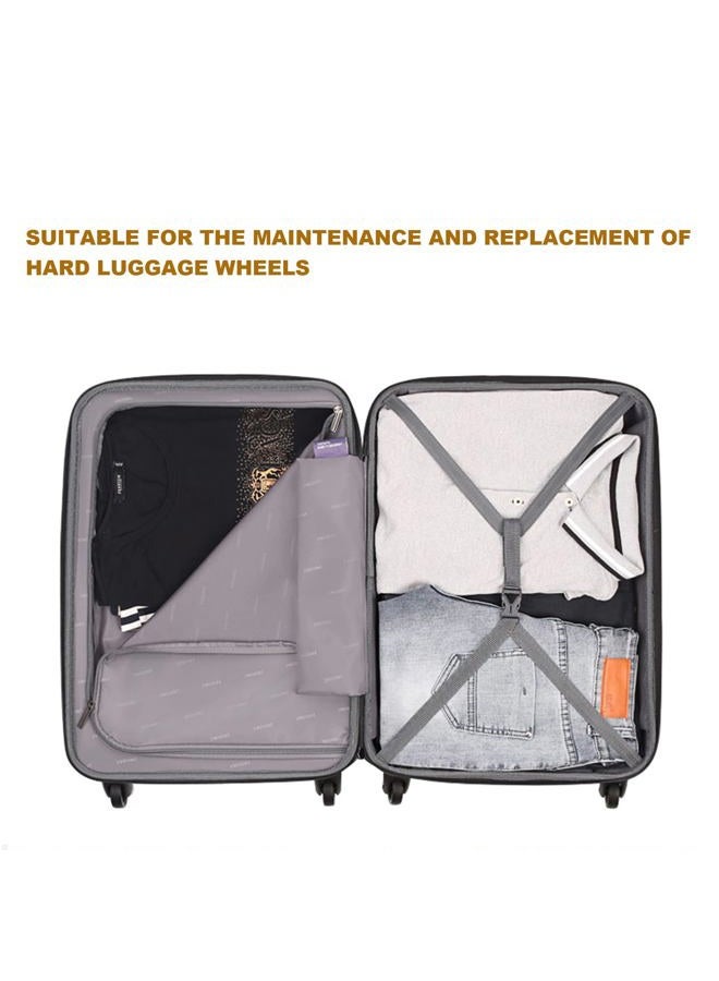 bstinay 2 pcs W293# Swivel Castors Luggage Replacement Travel Suitcase Wheels Accessory - Image 5
