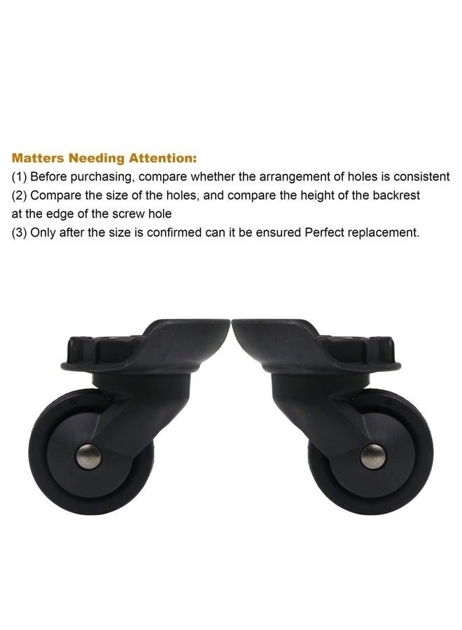 bstinay 2 pcs W293# Swivel Castors Luggage Replacement Travel Suitcase Wheels Accessory - Image 4