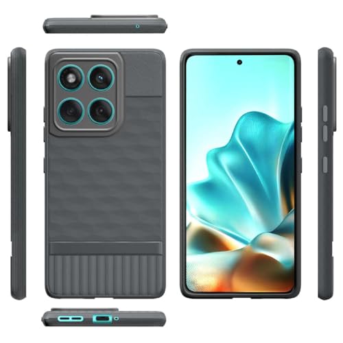 Casotec Shockproof Case for Motorola Moto Edge 60 5G / Edge 60 Fusion 5G | Full Camera Protection | TPU Flexible Back Cover for Motorola Moto Edge 60 5G / Edge 60 Fusion 5G (Graphite Grey) - Image 3
