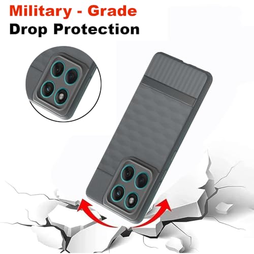 Casotec Shockproof Case for Motorola Moto Edge 60 5G / Edge 60 Fusion 5G | Full Camera Protection | TPU Flexible Back Cover for Motorola Moto Edge 60 5G / Edge 60 Fusion 5G (Graphite Grey) - Image 4
