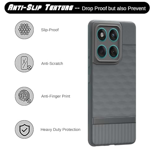 Casotec Shockproof Case for Motorola Moto Edge 60 5G / Edge 60 Fusion 5G | Full Camera Protection | TPU Flexible Back Cover for Motorola Moto Edge 60 5G / Edge 60 Fusion 5G (Graphite Grey) - Image 5