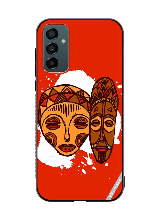 VR CREATIVE Protective Case Cover For Samsung Galaxy F13/M13 African Masks Design Multicolour - Image 1
