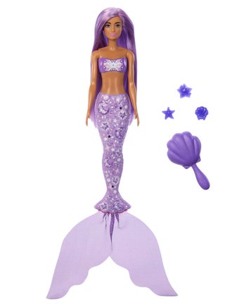 Color Reveal Mermaid Series Doll & Accessories with 6 Surprises Including Color Change & Charms (Styles May Vary) - view 3
