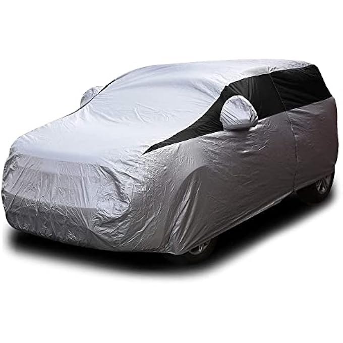 Titan Lightweight Car Cover | Compact SUV | Fits Toyota RAV4, Honda CR-V, Nissan Rogue, and More | Waterproof Cover Measures 187 Inches, Includes a Cable and Lock and Driver-Side Door Zipper - Image 2