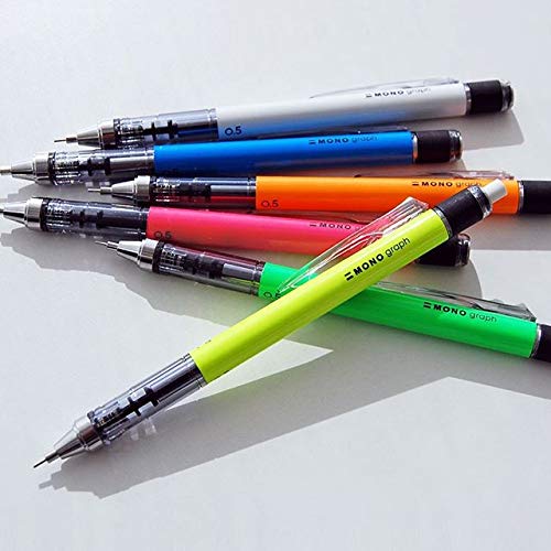 Tombow MechanicaI Pencil Mono Graph (NEON Yellow, 0.5) - Image 3