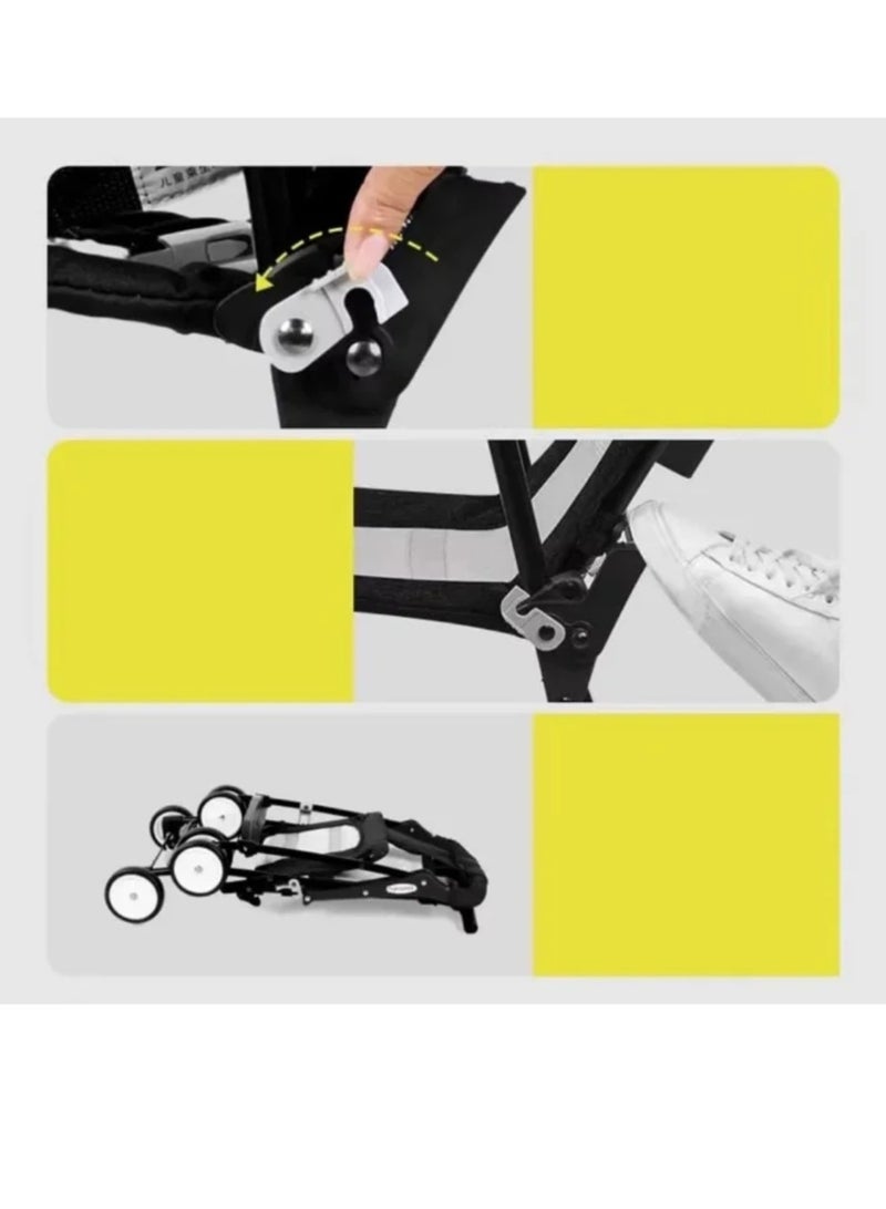 عربة أطفال خفيفة الوزن مزودة بمظلة قابلة للطي - Image 5