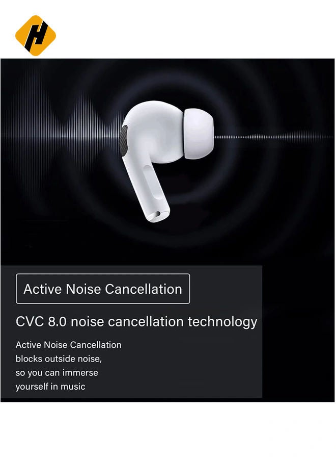 Wireless Earbuds, Air Pods Pro [MFi Certified] Bluetooth Earbuds Stereo Earphone, Bluetooth 5.3 in-Ear Earbuds with Charging Case IPX7 Waterproof Bluetooth Headphone 30H Playtime, for iPhone/Android