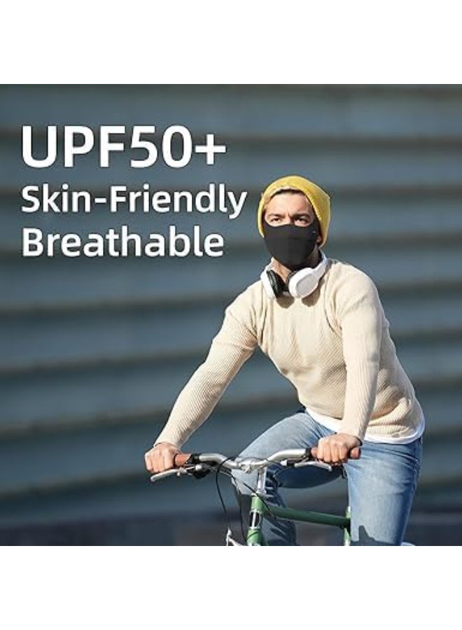Soofam Winter UV Face Mask, Windproof Breathable Sun Protection Face Shield for Men & Women, Adjustable and Washable for Running, Cycling, Hiking, Outdoor Activities - Image 4