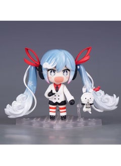 General Hatsune Miku doll model desktop ornaments Snow Hatsune 1800 swappable face model toy decoration collection gifts  - Image 4