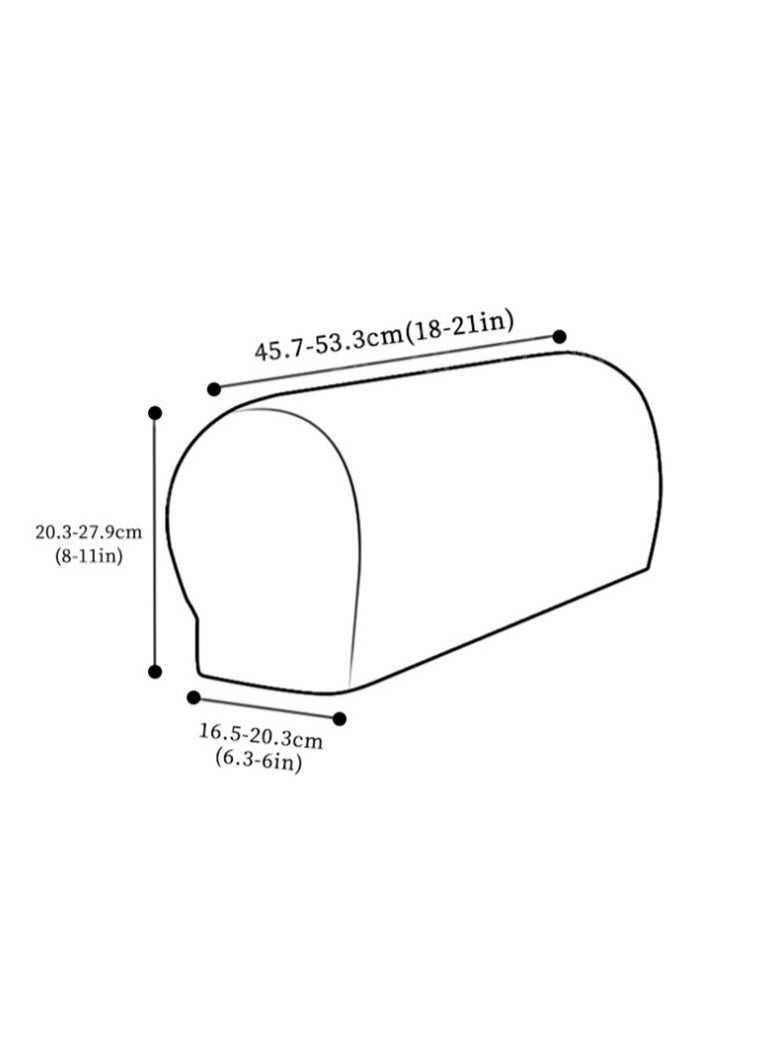 أغطية مساند الذراعين للأريكة من الجلد الصناعي، مجموعة من 2 قطعة - Image 2