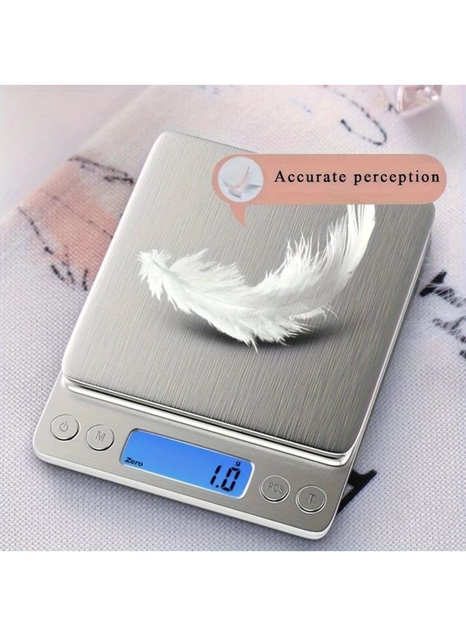 High Precision Digital Kitchen Scale 3000g Capacity 0.1g Accuracy for Cooking Baking - Image 1