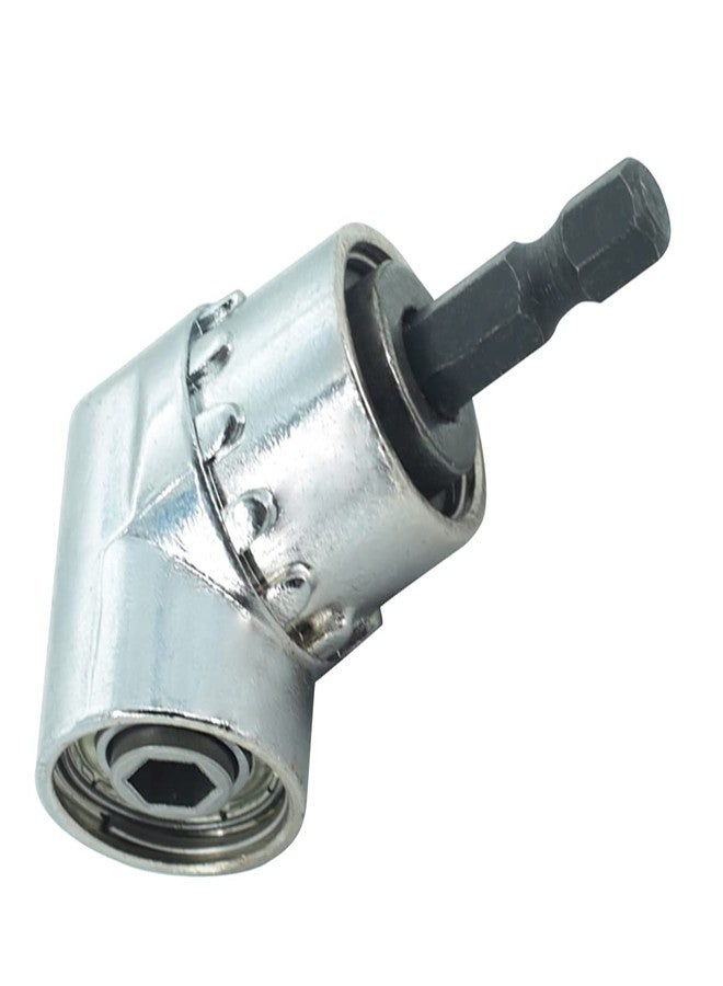 DEVMO 105 Degree Right Angle Driver Drilling and Driving Power Screwdriver Drill Attachment Adapter with 1/4-inch Hex Quick Change Drive and Magnetic Bit Socket - Image 1