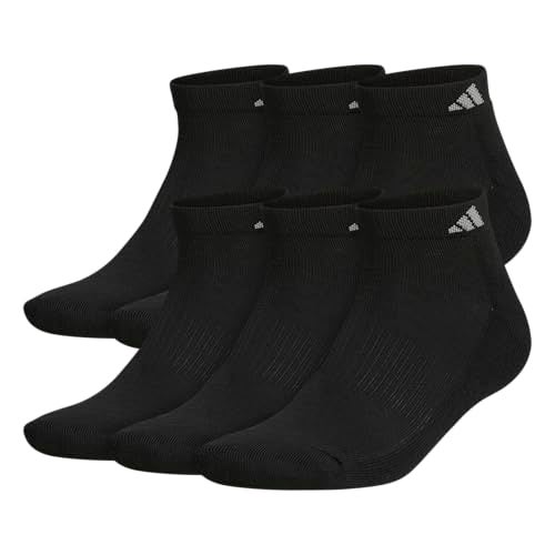 adidas Mens Athletic Cushioned Low Cut Ankle Socks (6-Pair Pack) - Image 1