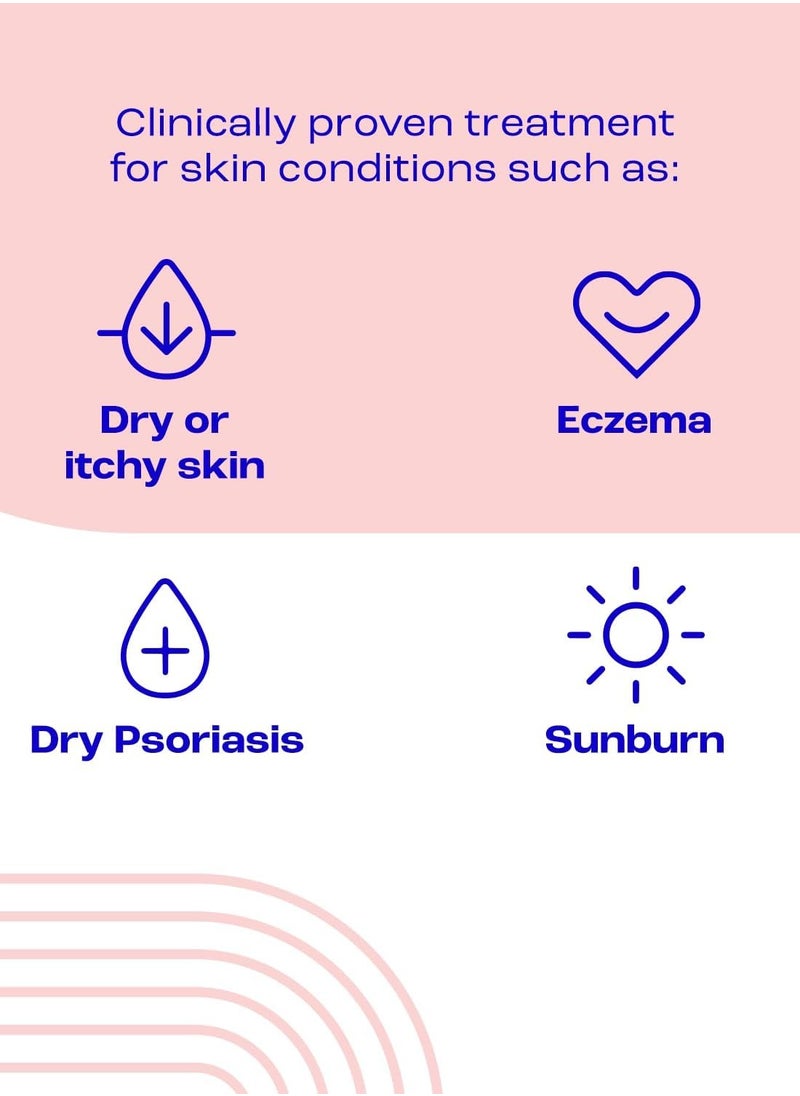 e45 - Dry Skin Conditions Dermatological, Eczema , sunburn, Itchy Skin Treatment Cream 2x350 g - Image 1
