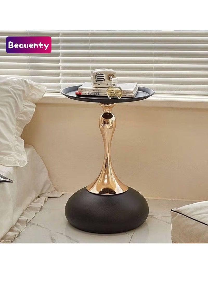 Beauenty Light Luxury Small Waist Sofa, Side Table, Living Room, Coffee Table, Home Creative, Modern, Simple, Circular Corner - Image 1