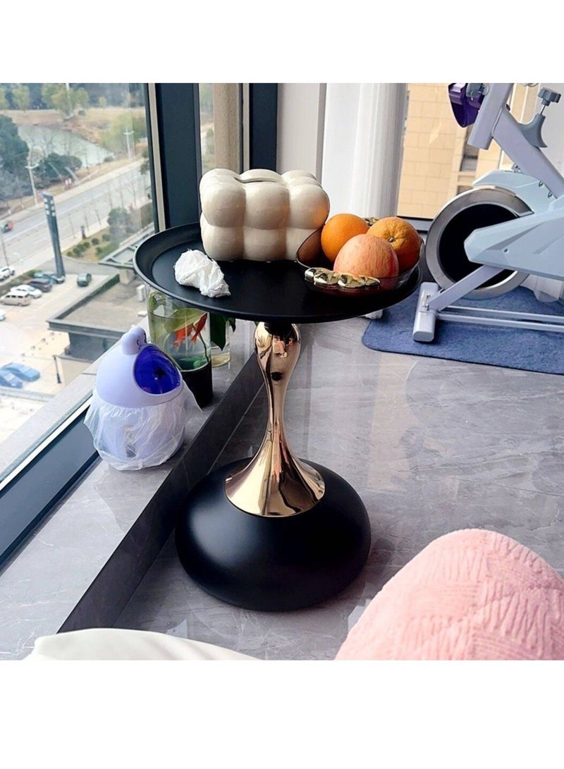 Beauenty Light Luxury Small Waist Sofa, Side Table, Living Room, Coffee Table, Home Creative, Modern, Simple, Circular Corner - Image 3