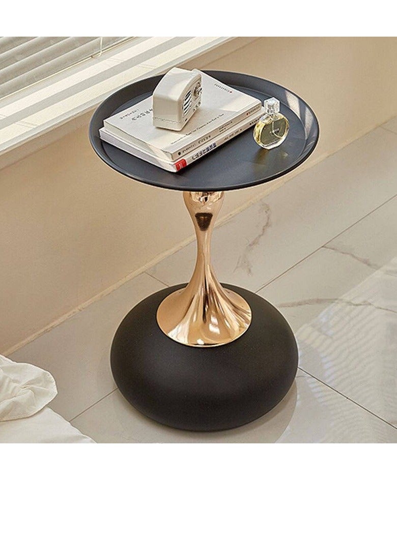 Beauenty Light Luxury Small Waist Sofa, Side Table, Living Room, Coffee Table, Home Creative, Modern, Simple, Circular Corner - Image 2