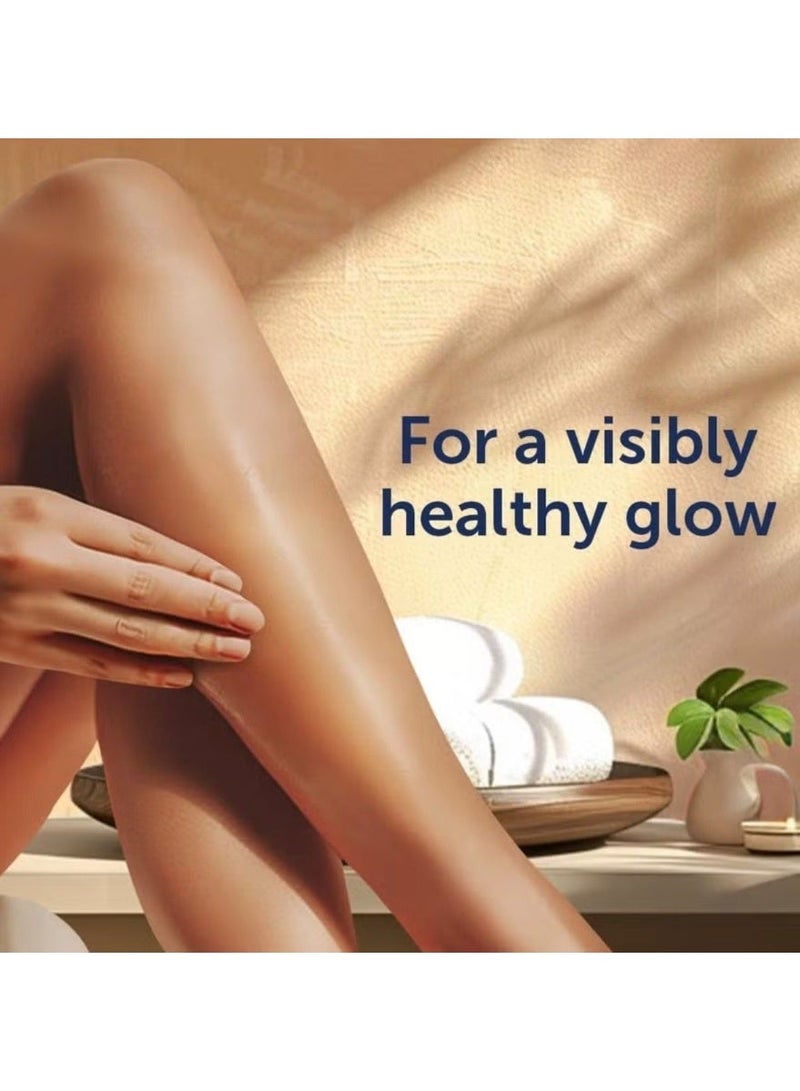 Vaseline Glazed & Glisten Golden Hour Body Gel Oil 200ml | Vanilla Cocoa Glow | Shimmering Body Oil | With Ultra-Hydrating Lipids & 100% Pure Cocoa Butter - Image 4
