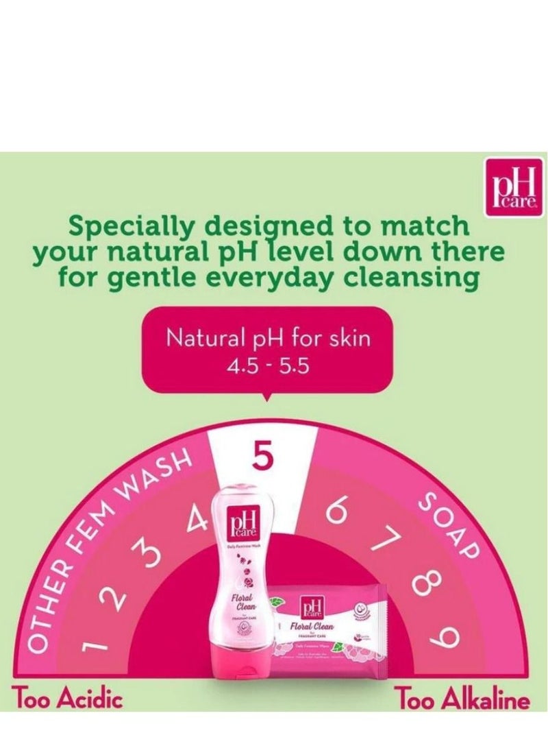 PH Care Feminine Wash FLORAL CLEAN 250 ML - Image 2