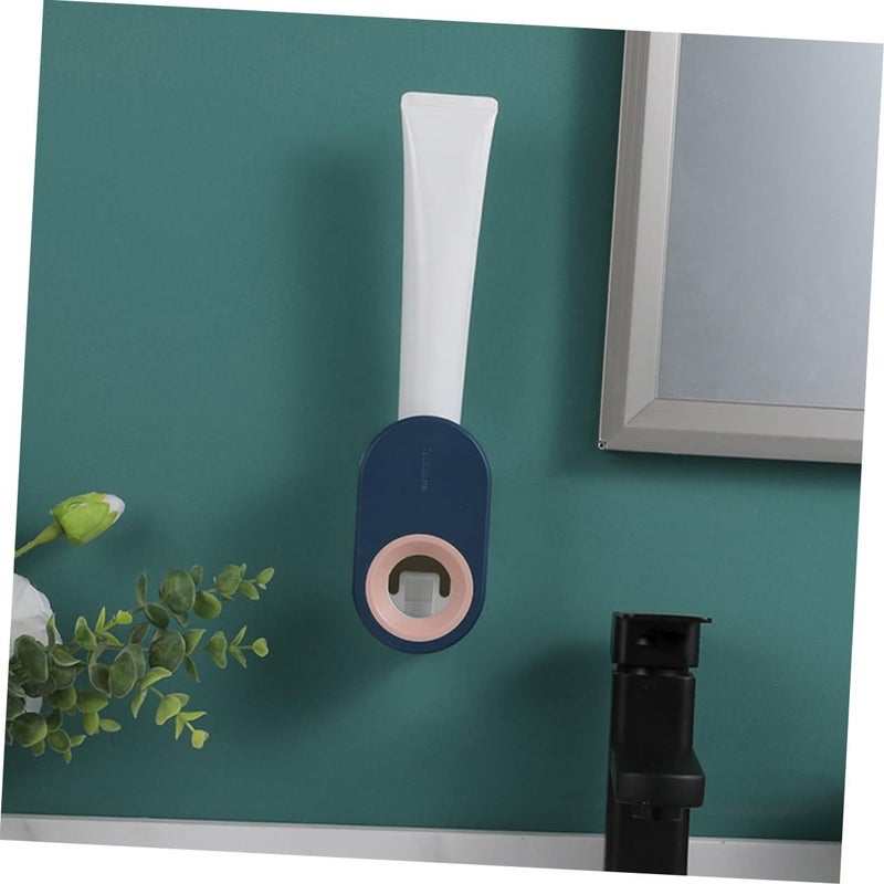 Wall Mounted Toothpaste Dispenser Dark Color Bathroom Decor Squeezer Holder Easy Install Space Saving Design - Image 3