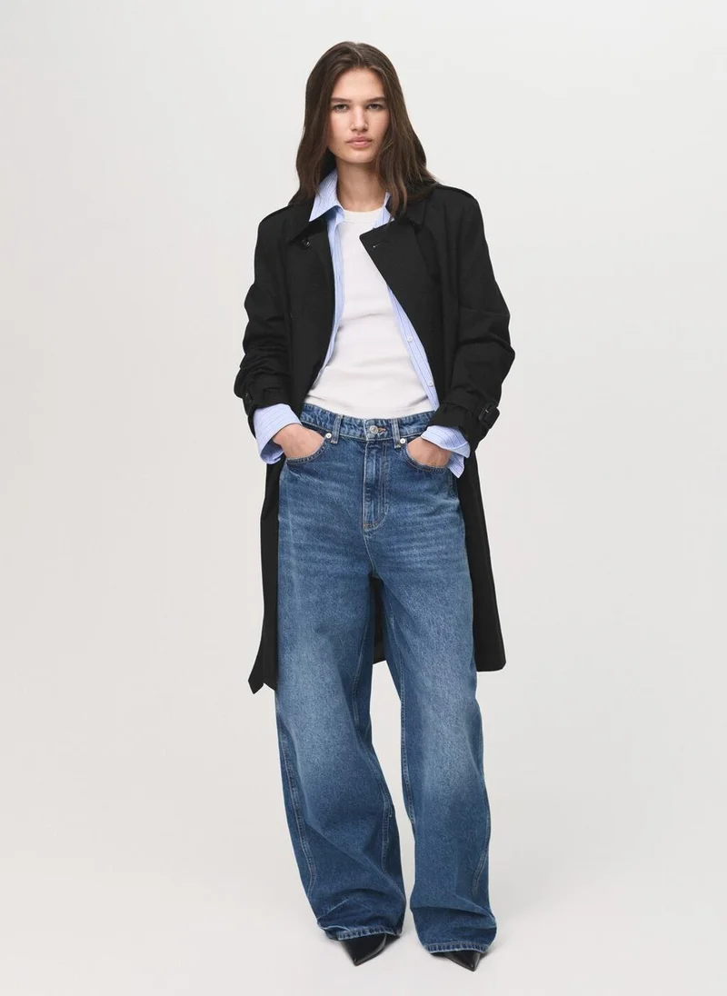 MANGO Classic trench coat with belt