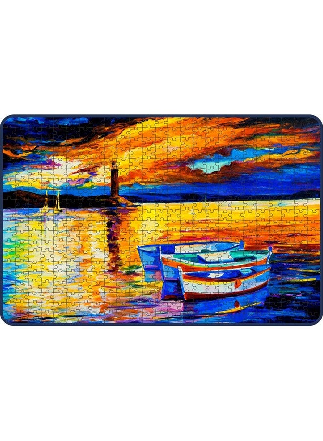 ويبي أحجية الصور المقطوعة الخشبية من ويبي كيدز، لوحة منظر طبيعي لغروب الشمس، ٥٠٠ قطعة - Image 1