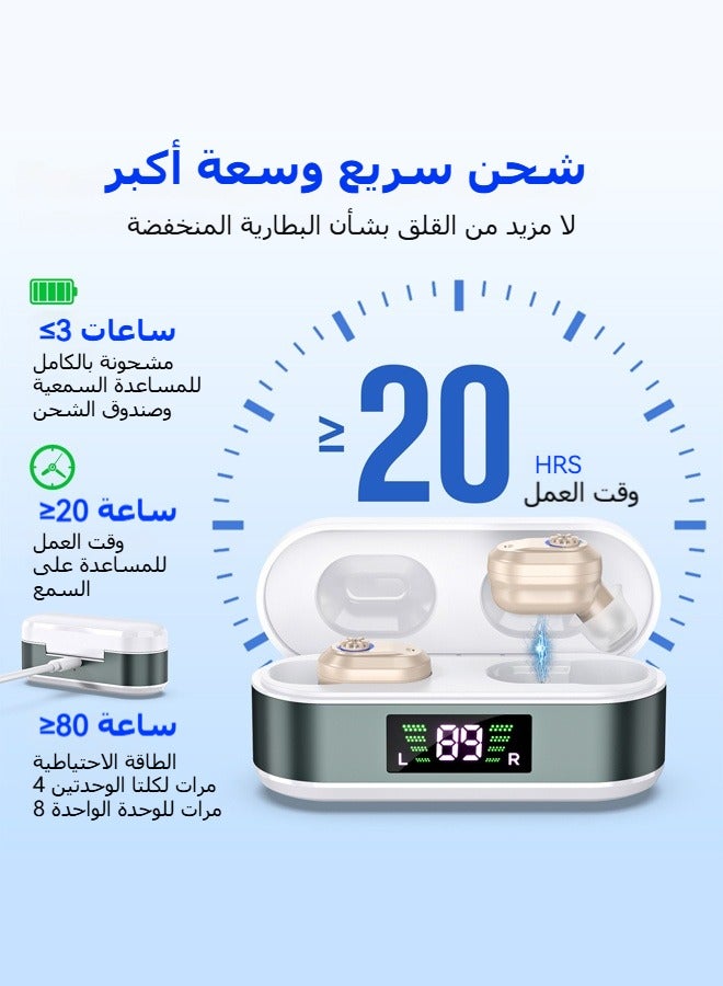 Kfcop Hearing Aids Rechargeable Devices for Old People Mini Sound Amplifier Device - Image 5
