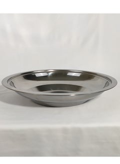 Multipurpose Use Water Drop Pattern Stainless Steel Round Serving Tray with Dome Lid Hotel Buffet Plate Restaurant Tableware Banquet Food Plate 30/35/40/45/50/55 cm - pzsku/ZF3C49D27B67F063FFE39Z/45/_/1730477162/d71c43fd-bd4a-4336-86a1-763d466720f5