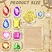 MARFOREVER Pool Toys Pirate Treasure Gems and Gold Coins 246 Pcs Fake Coins Plastic Gems Jewels Playset for Summer Sand Beach Bath Toys Halloween Pirate Adventure Party Favors Decorations - Image 4